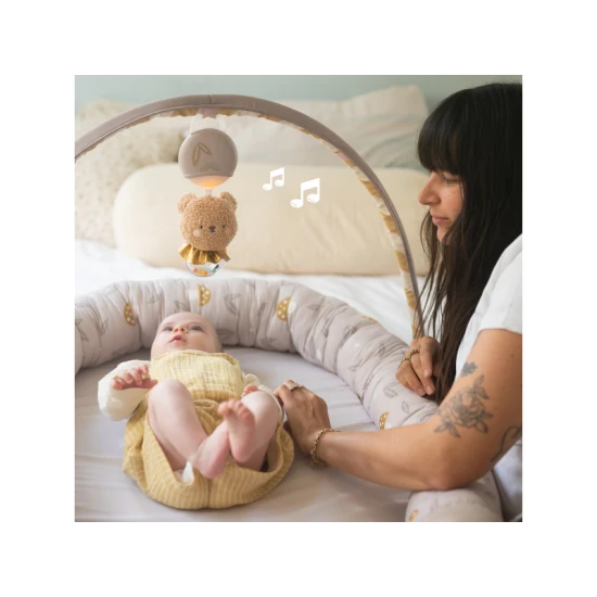 Babynest mit Spielbogen Little Explorer