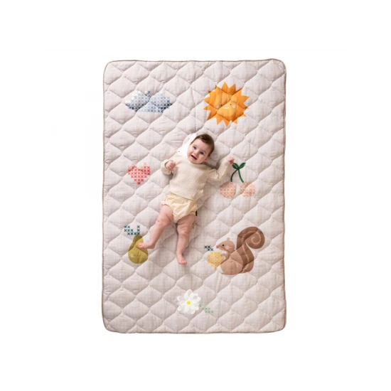 Gesteppte Spieldecke Fantasy Bloom