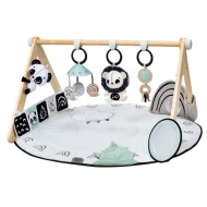 Spieldecke mit Spielbogen Black White
