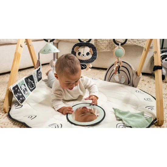 Spieldecke mit Spielbogen Black White Spieldecke mit Spielbogen Black White