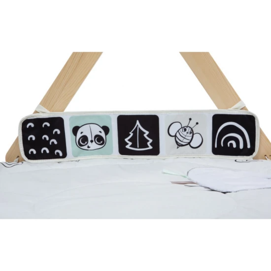 Spieldecke mit Spielbogen Black White Spieldecke mit Spielbogen Black White