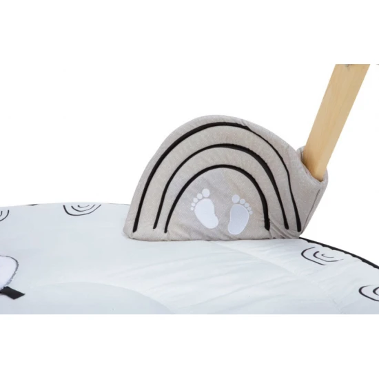 Spieldecke mit Spielbogen Black White Spieldecke mit Spielbogen Black White