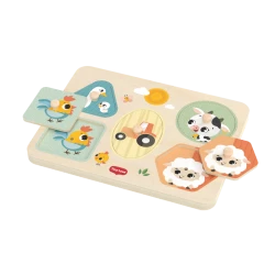 Bauern-Spaßtag-Holzpuzzle mit Geräuschen