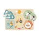 Bauern-Spaßtag-Holzpuzzle mit Geräuschen
