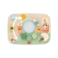 Bauernhof-Aktivitätstheke aus Holz