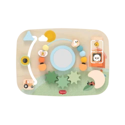 Bauernhof-Aktivitätstheke aus Holz