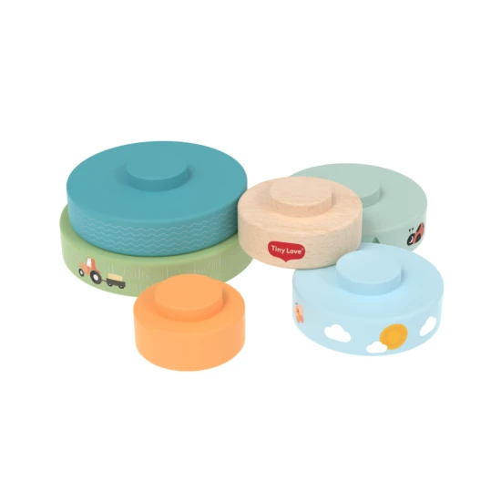 Bauern-Spaß-Holz-Schnappringe