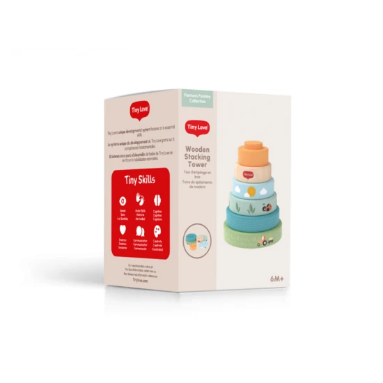 Bauern-Spaß-Holz-Schnappringe