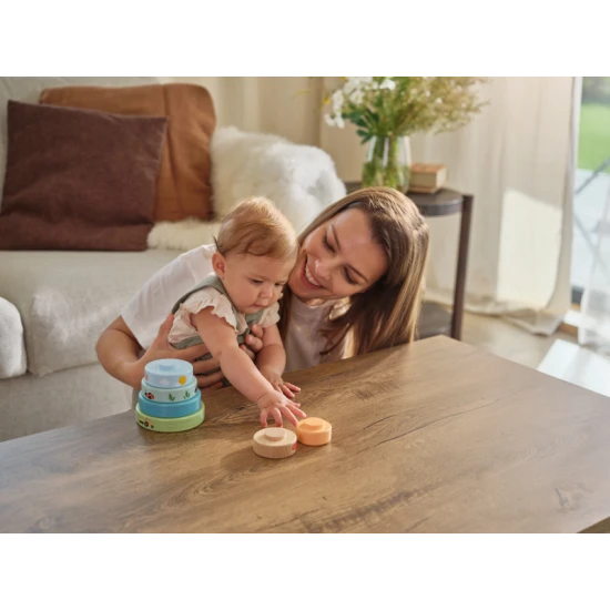 Bauern-Spaß-Holz-Schnappringe