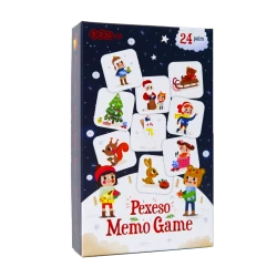 Weihnachts-Memoryspiel mit 24 Paaren - Festliches Pexeso für Kinder