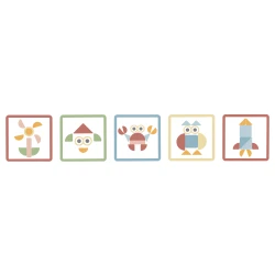 Pastellfarbenes Formen-Hammerspiel für Kinder - Lernspielzeug & Motorikförderung