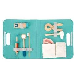 Zahnarzt-Spielset im Koffer mit 16 Teilen - Kinderarzt Rollenspiel Kit