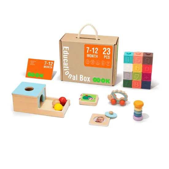 7–12 Monate Lernbox Mini Montessori Spielzeug für Babys Tooky Toy