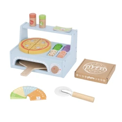 Pizza-Backset für Kinder – Spielzeug-Küchenzubehör zum Kochen und Backen