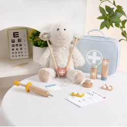 Doktor Spielzeug-Set im Pastell-Koffer für Kinder