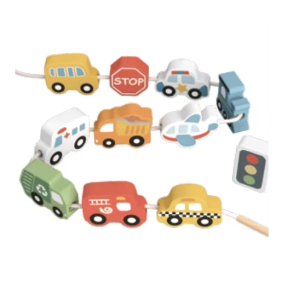 Holzperlen-Transportspielzeug Tooky Toy
