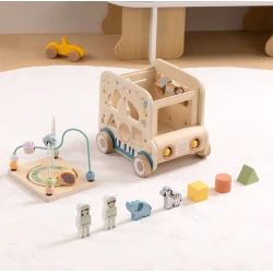 Holz-Safari-Einsatz mit Labyrinth