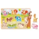 Tooky Toy Tierische Einlegepuzzles - Puzzles und Steckspiele