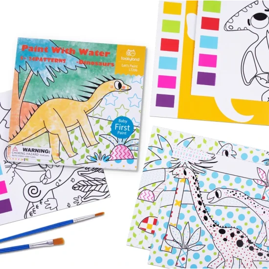 Wassermalerei Dinosaurier Aquarell Malbücher Tookyland