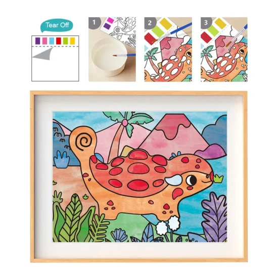 Wassermalerei Dinosaurier Aquarell Malbücher Tookyland