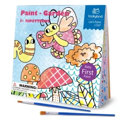 Aquarell-Zaubergarten: 24 Magische Wasser-Malblätter für Kinder