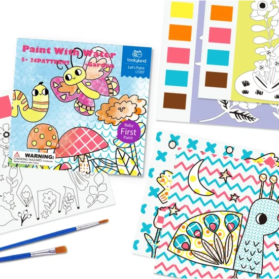 Maľovanie vodou Záhrada Akvarelové omaľovánky Tookyland