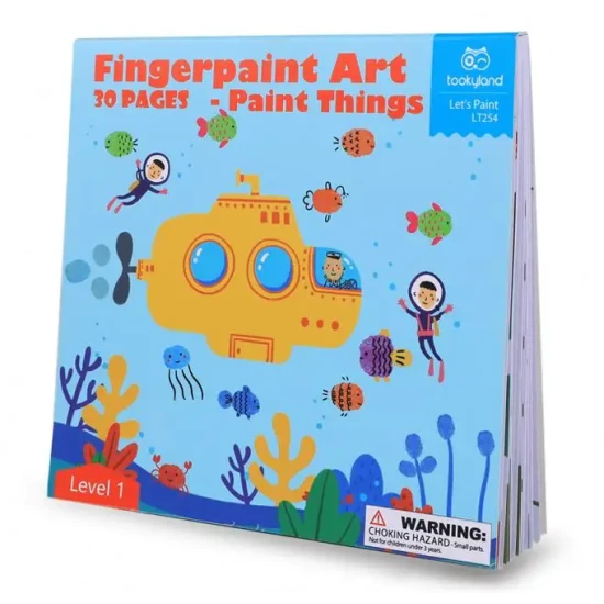 Fingerfarben-Malvorlagen für Kinder Tookyland World