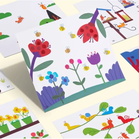 Fingerfarben-Malvorlagen für Kinder Tookyland World