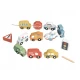 Tooky Toy Fädelspiel Fahrzeuge