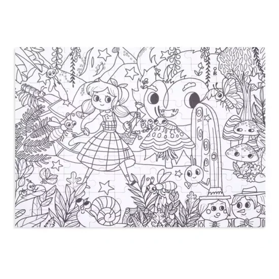 Malpuzzle für Kinder Secret Garden Tookyland