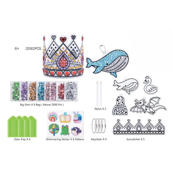 Diamantmosaik für Kinder: Prinzessin Tookyland