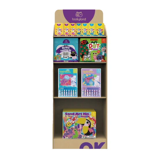 Großes Tookyland-Produktdisplay