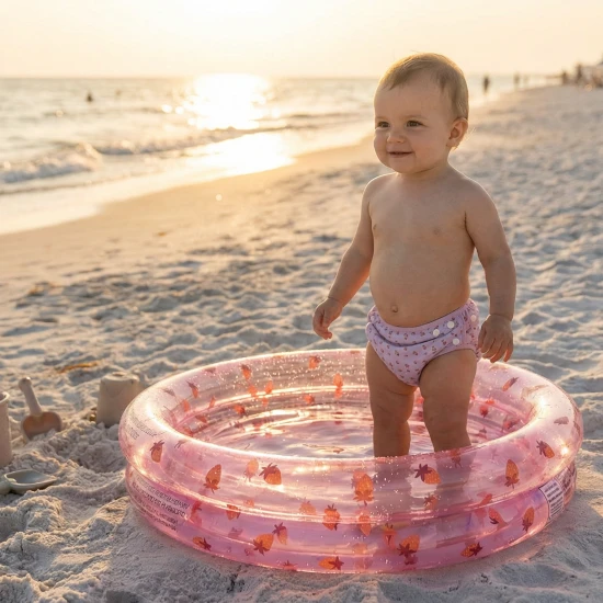 Aufblasbares Kinderbecken Erdbeere 60 cm