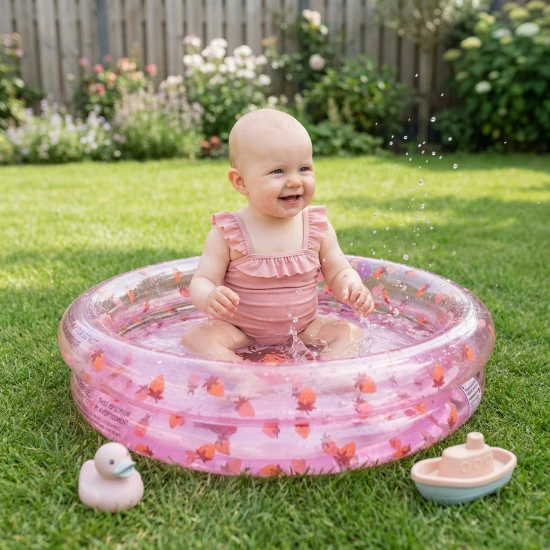 Aufblasbares Kinderbecken Erdbeere 60 cm