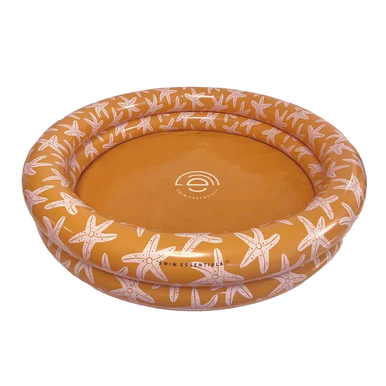 Aufblasbarer Kinderpool Sea Star 100 cm mit Seestern-Motiv, 2 Luftkammern