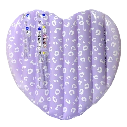 Lila Leopardenherz aufblasbar