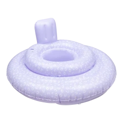 Aufblasbares Laufrad für Babys Lila Leopard