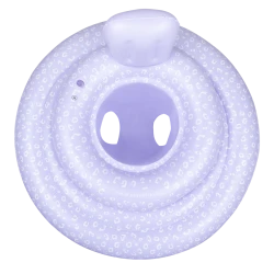 Aufblasbares Laufrad für Babys Lila Leopard