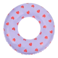 Aufblasbares Rad Herzen transparent 90 cm