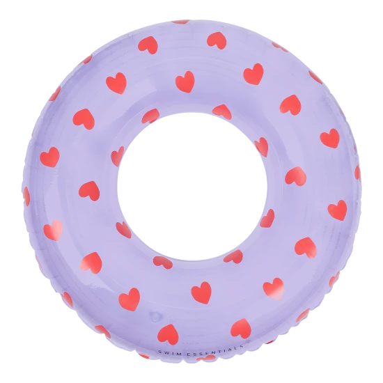 Swim Essentials Hearts aufblasbares Rad – ein großes 90 cm Herzrad für Kinder und Erwachsene