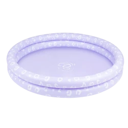 Aufblasbarer Pool für Kinder Lila Leopard 100 cm