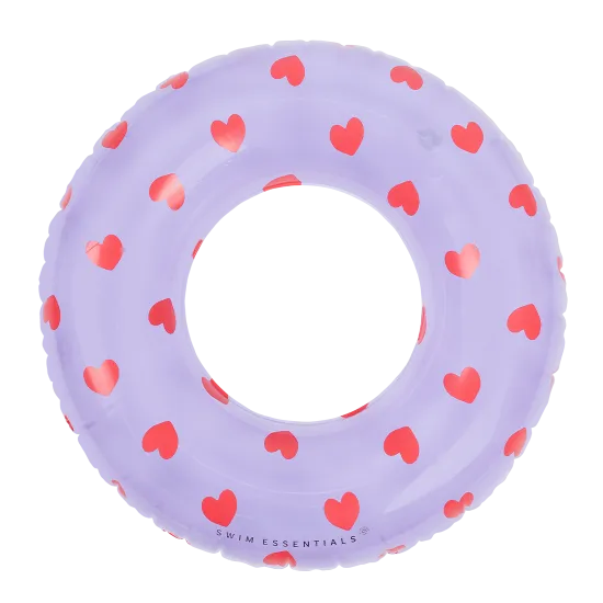 Swim Essentials aufblasbares Kinderrad mit Herzmotiv - Durchmesser 50 cm