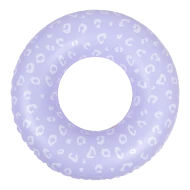 Lila Leopard aufblasbares Rad 90 cm