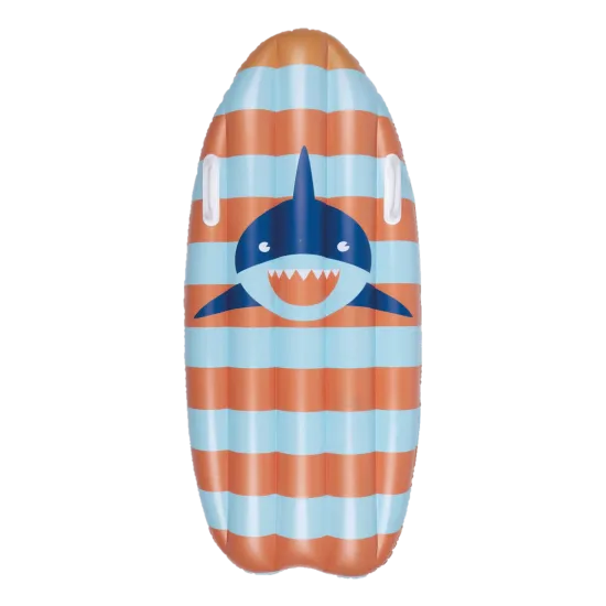 Aufblasbares Surfboard Swim Essentials Hai 120 cm mit zwei stabilen Griffen