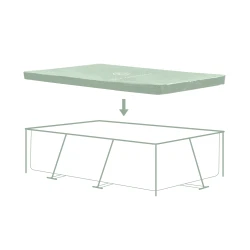 Poolabdeckung Essence Green 300×200