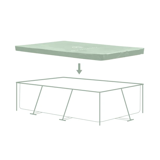 Poolabdeckung Essence Green 300×200