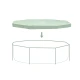 Runde Poolabdeckung Essence Green 305×76