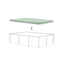 Poolabdeckung Essence Green 260×160