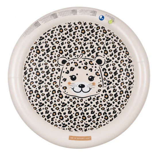 Aufblasbares Planschbecken „Beige Leopard“ von Swim Essentials für Sommerspaß im Garten