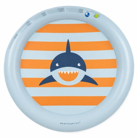Swim Essentials Aufblasbares Wasserkissen Shark für Sommerspaß im Garten
